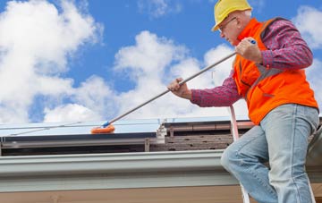 Nedging soft wash roof cleaning